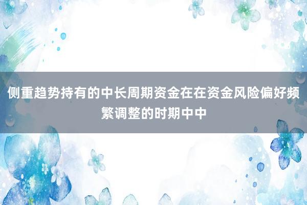 侧重趋势持有的中长周期资金在在资金风险偏好频繁调整的时期中中
